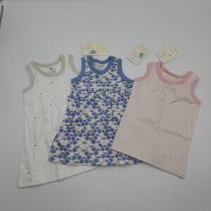 Sapling Bundle of Three Dress Tank Twinkle Cornflower Size 3-6 Months